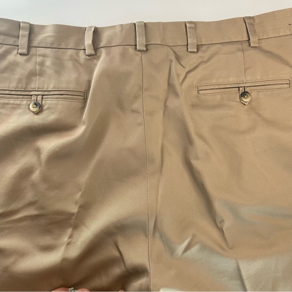 Jos. A. Bank 40X36 Travelers Collection Tan Khaki Dress Pants Cotton PRELOVED - Picture 9 of 11